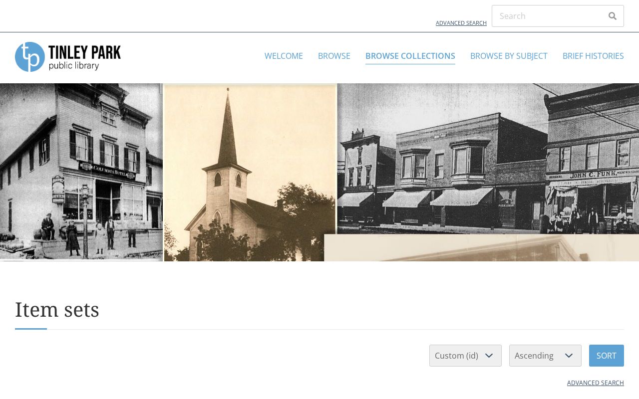 Tinley Park Public Library digital local-history collection index